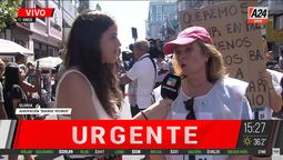 A24 dialogó con los vecinos que piden una solución para el conflicto con los manteros (Foto: Captura). A24 dialogó con los vecinos que piden una solución para el conflicto con los manteros (Foto: Captura).