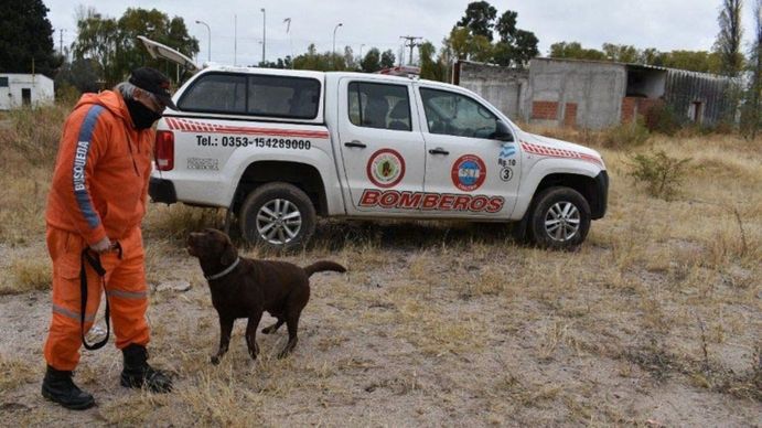 Rastrillajes con canes y buzos para buscar a Guadalupe Lucero en San Luis (Foto: Prensa Ministerio de Seguridad).