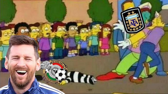 Los Simpsons siempre presentes en los memes de los argentinos (Foto: Twitter).