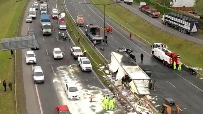 Caos en la Panamericana Caos en la Panamericana