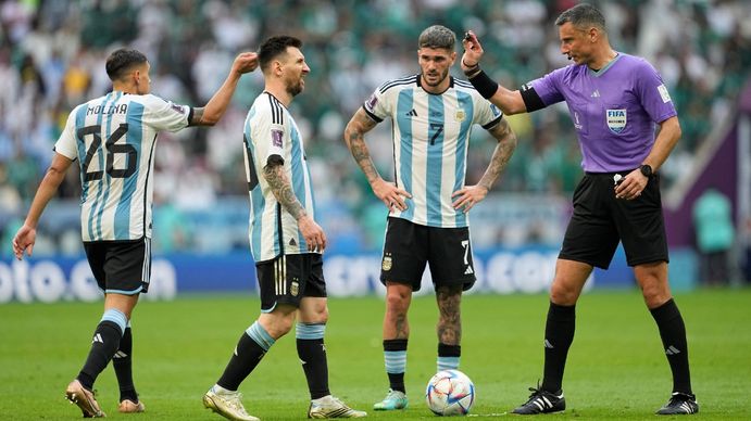 Argentina no pudo superar a Arabia Saudita en el debut en el Mundial de Qatar 2022. (Foto: AP)&nbsp;
