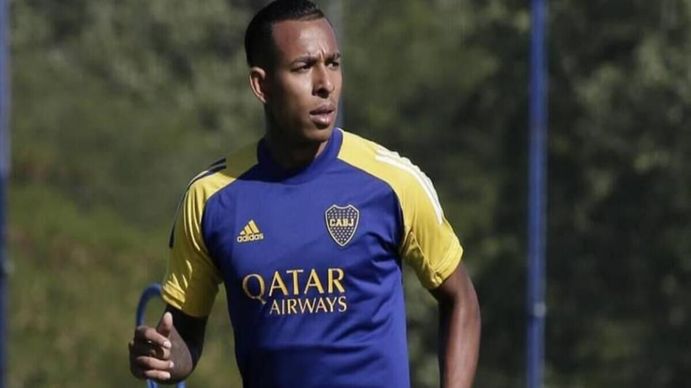 Sebastián Villa volvió a entrenarse a la par de sus compañeros.&nbsp;