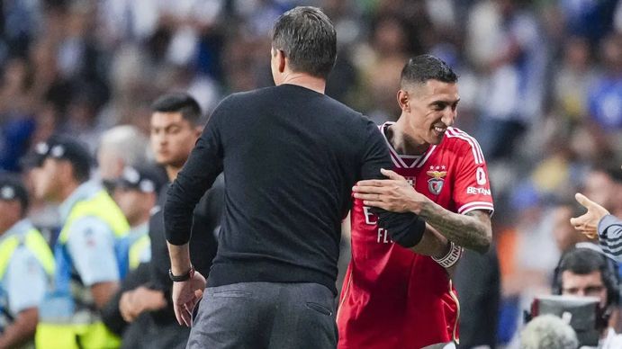 El DT de Benfica habló sobre las amenazas a Ángel Di María: Es algo que...