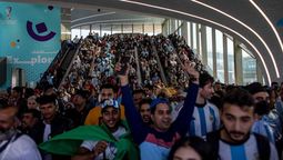 Una estación de metro de Doha, cerrada debido a la afluencia de argentinos Una estación de metro de Doha, cerrada debido a la afluencia de argentinos