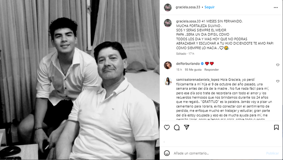 El Conmovedor Mensaje De La Madre De Fernando Báez Sosa A Su Esposo En El Día Del Padre 4824