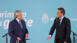 Alberto Fernández y Sergio Massa, juntos para relanzar el gobierno. Para otra oportunidad quedó una reforma integral del gabinete. Foto: Presidencia. Alberto Fernández y Sergio Massa, juntos para relanzar el gobierno. Para otra oportunidad quedó una reforma integral del gabinete. Foto: Presidencia.
