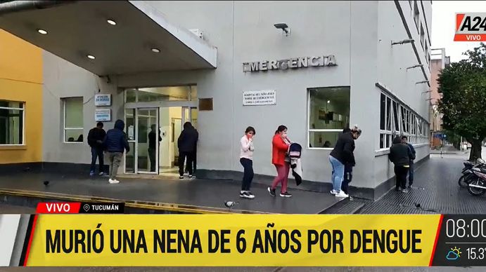 La niña se encontraba internada en el Hospital de Niños de la capital tucumana. Foto: captura de Tv.&nbsp;
