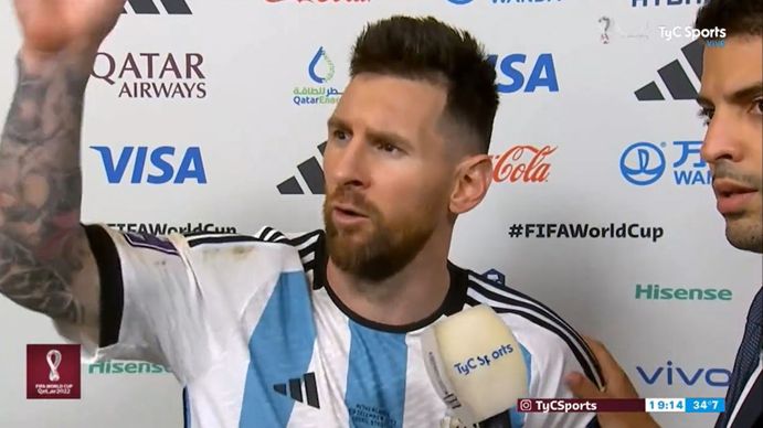 Messi habló sobre el Andá pa allá