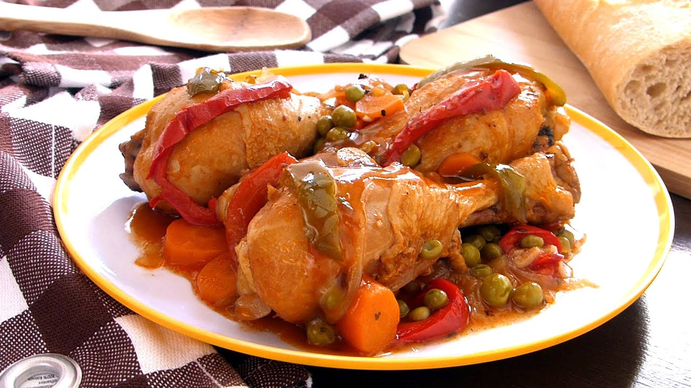 POLLO A LA PORTUGUESA receta