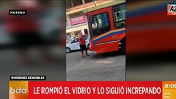 Otra vez la violencia en las calles. Foto: captura de Tv. Otra vez la violencia en las calles. Foto: captura de Tv.