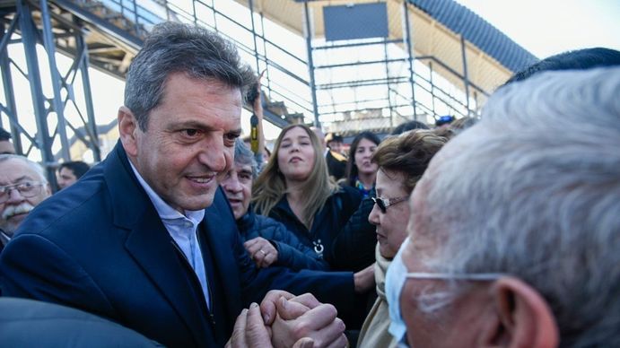 Sergio Massa y sus superpoderes (Foto: Tweet oficial)