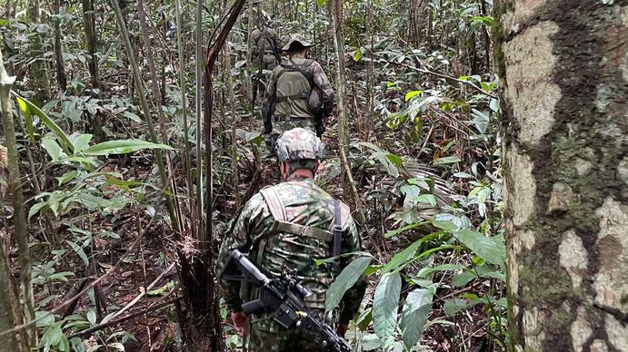 La operación esperanza continúa en la selva colombiana tras rescatar a los niños. (Foto: Gentileza Dínamo)