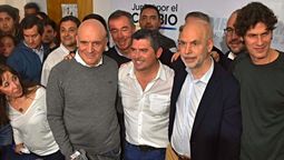 José Luis Espert, junto a Orrego, Rodríguez Larreta y Lousteau. José Luis Espert, junto a Orrego, Rodríguez Larreta y Lousteau.