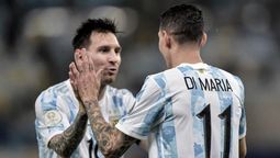 Las señales que Messi le dio a Di María y que auguraban el milagro de salir campeones Las señales que Messi le dio a Di María y que auguraban el milagro de salir campeones