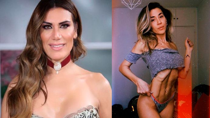 Florencia de la V fue letal con Jimena Barón por su extrema delgadez.