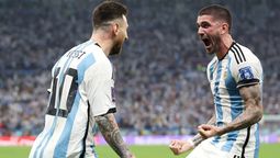 Lionel Messi y Rodrigo De Paul Lionel Messi y Rodrigo De Paul