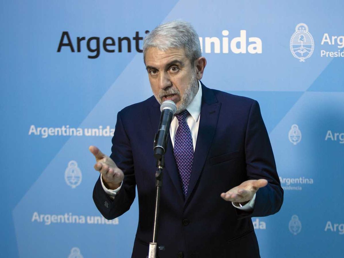 Aníbal Fernández, ministro del Interior.