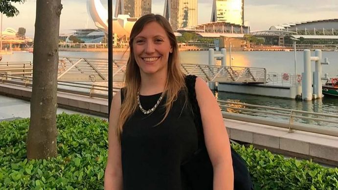 Valeria Victoria Brovelli falleció producto del vuelco del micro en el que viajaba en Punta Cana (Foto: Facebook).