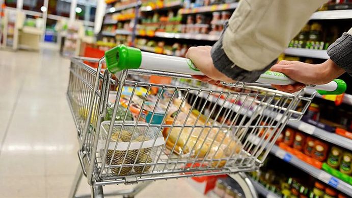 ¿Cuánto aumentaron las compras en los supermercados?