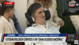 Esteban Bullrich encabeza la convocatoria al Gran Acuerdo Nacional (Foto: captura de A24). Esteban Bullrich encabeza la convocatoria al Gran Acuerdo Nacional (Foto: captura de A24).
